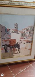 Pittore Sardo, olio su tela, quadri. 