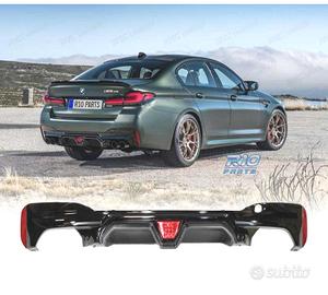DIFUSORE BMW G30 G31 LOOK M5 CS NERO LUCIDO CARBON