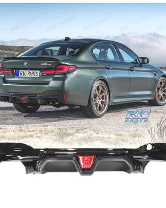 DIFUSORE BMW G30 G31 LOOK M5 CS NERO LUCIDO CARBON