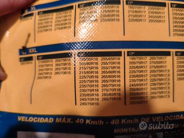 calze neve auto Goodyear XXL suv 4x4 rexton