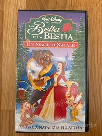 Cassetta VHS Disney La bella e la bestia Natale