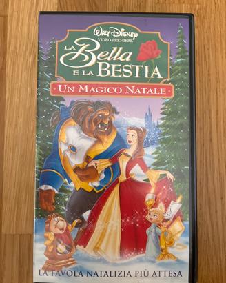 Cassetta VHS Disney La bella e la bestia Natale