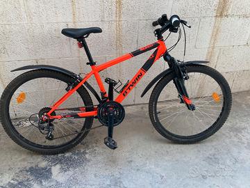 Bicicletta Mtb Rockrider 500 24” usata poco