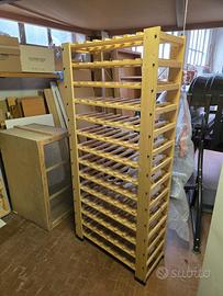 Portabottiglie in legno