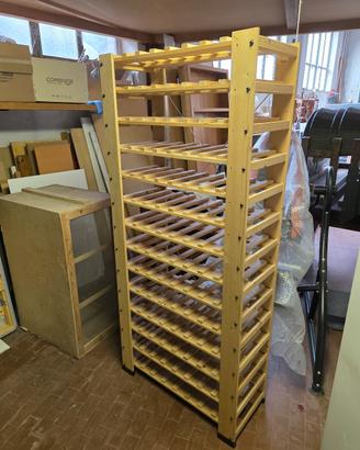 Portabottiglie in legno