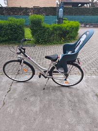 bici da donna con seggiolino 
