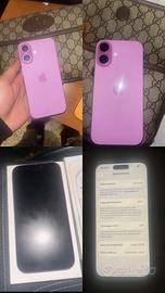 iPhone 16 rosa con garanzia attiva