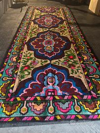 Raro Kilim - Tappeto antico lana 355 x 135