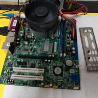 Scheda madre + CPU Intel E2140 + memoria ram 4 Gby