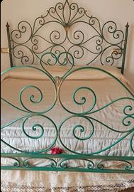 testiera letto in ferro battuto 