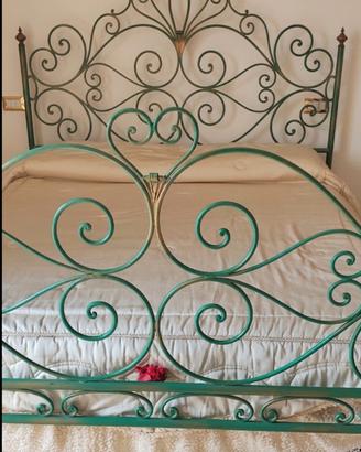 testiera letto in ferro battuto 