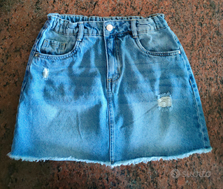 Gonna jeans bambina 12 anni