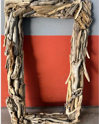 CORNICE IN LEGNO MARINO