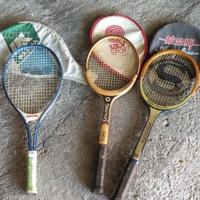 Racchette da tennis di una volta