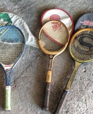 Racchette da tennis di una volta