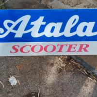 insegna vintage bifacciale 