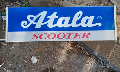 insegna vintage bifacciale 