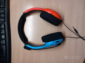 cuffie con microfono nintendo switch