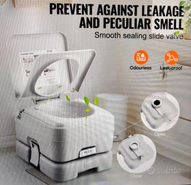 wc toilette portatile pressurizzato per  camper