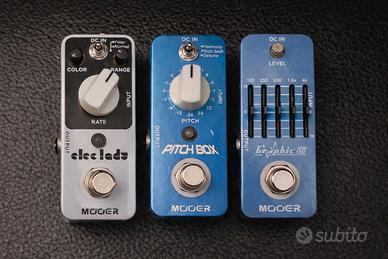 Flanger, Pitch shifter ed Equalizzatore Mooer