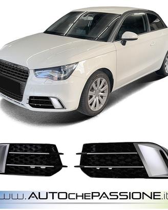 Coppia griglie fendinebbia per Audi A1 8X 10-14