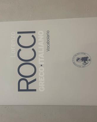 Dizionario di greco Rocci