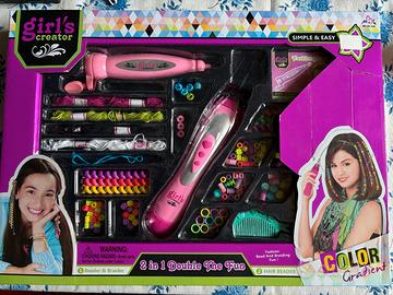 gioco perline nei capelli per bambine