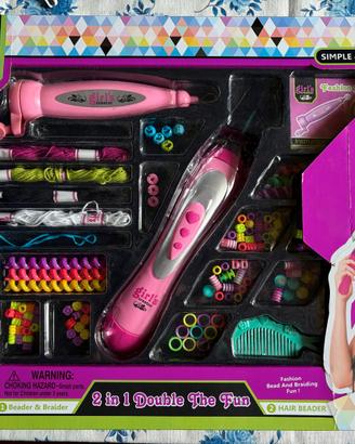 gioco perline nei capelli per bambine