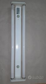 Plafoniera con due neon 