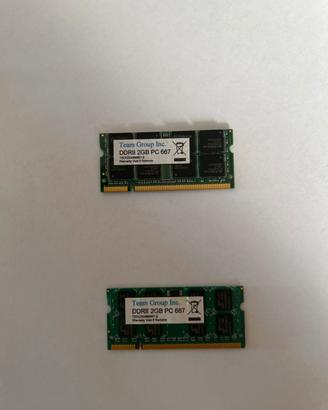 4GB (2x2GB) DDR2 667MHz RAM SO-DIMM Mac