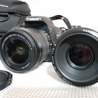 Canon 550D, 18mpx+ SD+2 lenti e borsa