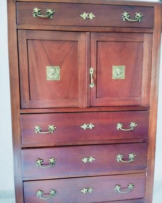 Cassettiera,secretaire antico 