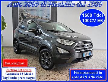 Ford EcoSport 1.5 TDCi 100 CV Garanzia 12 Mesi