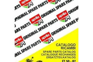Catalogo ricambi Aprilia ET Tuareg 50 1987
