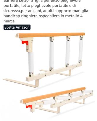 Barriera in metallo e corrimano in legno