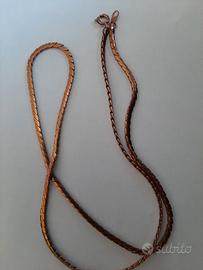 Collana a maglia piatta, bigiotteria