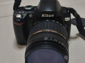 NIKON D40X con obiettivo 18-200