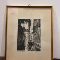 Quadretto con stampa artistica di Venezia