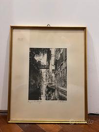 Quadretto con stampa artistica di Venezia