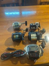 6 Mulinelli shimano okuma penn alutecnos