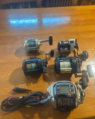 6 Mulinelli shimano okuma penn alutecnos
