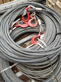 Corda in acciaio con o senza Gancio