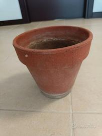 3 Vasi con 3 sottovasi