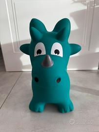 Gioco gonfiabile a forma di dinosauro