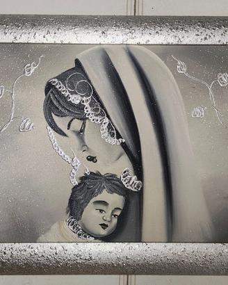 Quadro dipinto a mano – 92x52 cm – Icona moderna