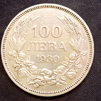 Bulgaria - 100 jieba 1930 - leva - argento