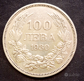 Bulgaria - 100 jieba 1930 - leva - argento