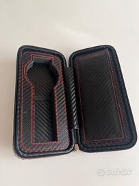 Porta orologio doppio nero