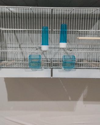 gabbia da 90cm per canarini e pappagalli 