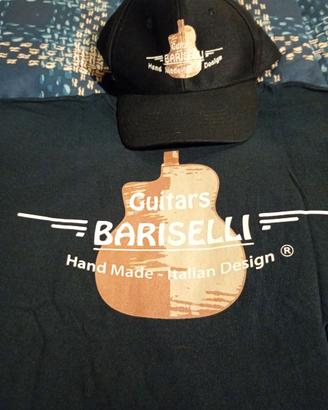 T-Shirt + Berretto Bariselli Guitars - 100%cotone